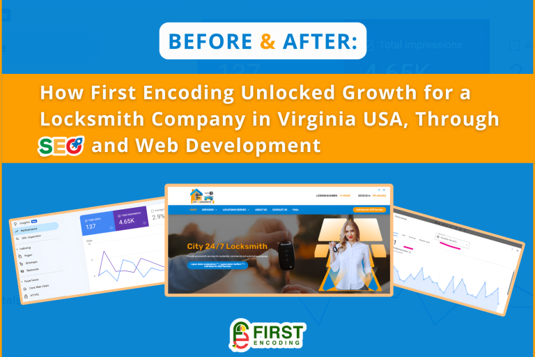 First Encoding transformed City 24/7 Locksmith with strategic SEO and web development