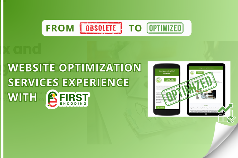 professional website optimization services by First Encoding