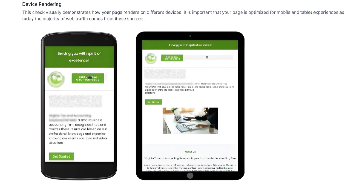 optimized mobile speed and user experience